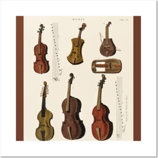 Antique Violin Viola, and Cello Posters and Art